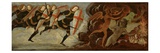 St Michael and the Angels at War with the Devil (Tempera on Wood Panel)