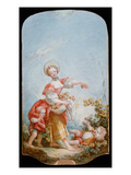 The Grape Gatherer  1748-52 (Oil on Canvas)