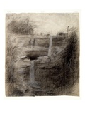 Double Waterfall - Kaaterskill Falls  1826