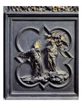 The Temptation of Christ  Sixth Panel of the North Doors of the Baptistery of San Giovanni  1403-24