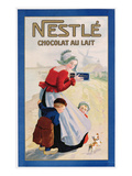 Advertisement for Nestle Chocolat Au Lait  C1920 (Colour Litho)