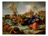 Christ at the Sea of Galilee  1695-97 (Oil on Canvas)