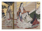 Detail of Spring in the Palace  Six-Fold Screen from 'The Tale of Genji'  C1650