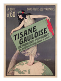 Poster Advertising Tisane Gauloise  Printed by Chaix  Paris  C1900 (Colour Litho)