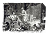 Roman Study  Illustration from 'Cassell's Illustrated Universal History' by Edward Ollier