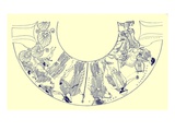The Judgement of Paris  Illustration from 'Greek Vase Paintings'
