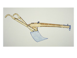 The Steel Bladed Plow (Colour Litho)