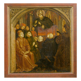 Saint Ambrose Preaching in Milan  Form the 'Altarpiece of Saint Augustine'  C1480 (Oil on Panel)