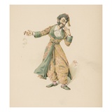 Mr Mantalini  Illustration from 'Character Sketches from Charles Dickens'  C1890 (Colour Litho)