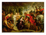 The Meeting of David and Abigail  1625-28 (Oil on Canvas)