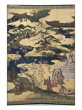 Detail of Spring in the Palace  Six-Fold Screen from 'The Tale of Genji'  C1650