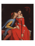 Francesca Da Rimini and Paolo Malatesta  1819 (Oil on Canvas)