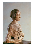 Woman with a Bouquet  C1475-80 (Marble)