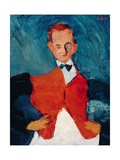 The Room-Service Waiter (Oil on Canvas)