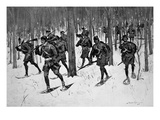 The March of Rogers Rangers (Litho)