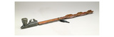 Pipe Stem  Chippewa  C1850 (Wood and Metal)