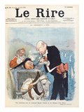 Queen Victoria (1819-1901) Flirts with President Felix Faure (1841-99) While on Her Holiday in Nice