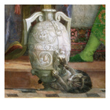 Cat and Vase  Detail from 'The Marriage Feast at Cana'  C1562 (Oil on Canvas) (Detail of 94932)