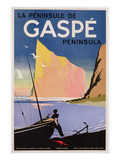 Poster Advertising the Gaspe Peninsula  Quebec  Canada  C1938 (Colour Litho)