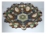 Dish with Grotesque Faces (Faience)