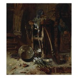 A Kitchen Corner  C1642-44 (Oil on Wood Panel)
