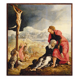 The Crucifixion  C1530 (Oil on Panel)