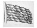 The American Naval Flag  as Flown by John Paul Jones (Litho)