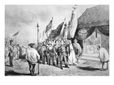 Commodore Perry in Japan in 1853 Meeting Imperial Commissioners at Yokohama