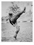 Dwight D Eisenhower as a Cadet Footballer at West Point Academy  New York  1912 (B/W Photo)