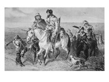 Border Ruffians from Missouri Invading Kansas  1856 (Etching)