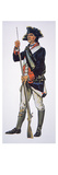 American War of Independence Soldier of the (American) Pennsylvania State Regiment (W/C on Paper)