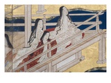 Detail of Spring in the Palace  Six-Fold Screen from 'The Tale of Genji'  C1650