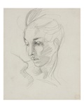 Head of Liberty (Graphite Pencil on Paper)