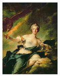 A Portrait of Anne Josephe Bonnnier De La Mossau (1718-87) Duchess of Chaulnes