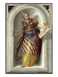 The Muse of Painting (Oil on Canvas)
