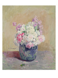 Vase of Flowers (Oil on Canvas)
