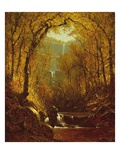Kaaterskill Falls  1871 (Oil on Canvas)