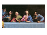 The Last Supper  Called 'The Little Last Supper' (Oil on Canvas) (Detail of 140298)