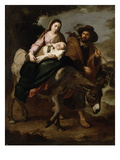 The Flight into Egypt  C1647/50 (Oil on Canvas)