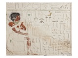 Relief of Ka-Aper with Offerings  Old Kingdom  2565-2420 BC (Polychrome Limestone)