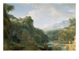 Landscape of Ancient Greece  1786 (Oil on Canvas)
