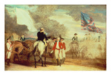 The Surrender of Cornwallis at Yorktown  1787 (Oil on Canvas)