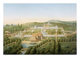 Aerial View of the Villa of King Guillaume of Wurtemberg  Published 1860