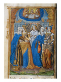 Livre D'Or  with Allegories of the Church  Justice  Peace and Mercy  C1500 (Vellum)