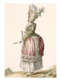 Provencial Style Lady's Walking Gown  Engraved by Dupin  Plate No17