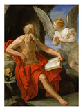 Angel Appearing to St Jerome  C1640 (Oil on Canvas)