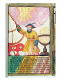 Father Ferdinand Verbiest (1623-88) (Coloured Engraving)