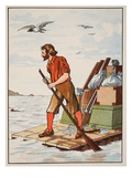 Robinson Crusoe on His Raft