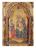 The Annunciation (Part of Polyptych) (Oil on Panel)