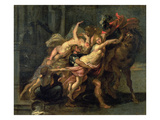 The Rape of the Daughters of Leucippus  1637-39 (Oil on Canvas)
